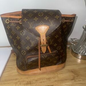 Louis Vuitton Monogram Brown Mini Backpack